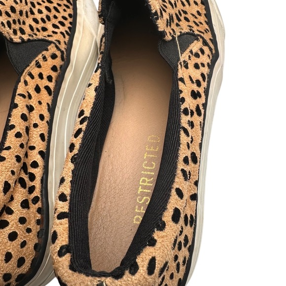 RESTRICTED Leopard Print SlipOn Platform Sneakers Women Sz 8 Casual Animal Print - Picture 7 of 14
